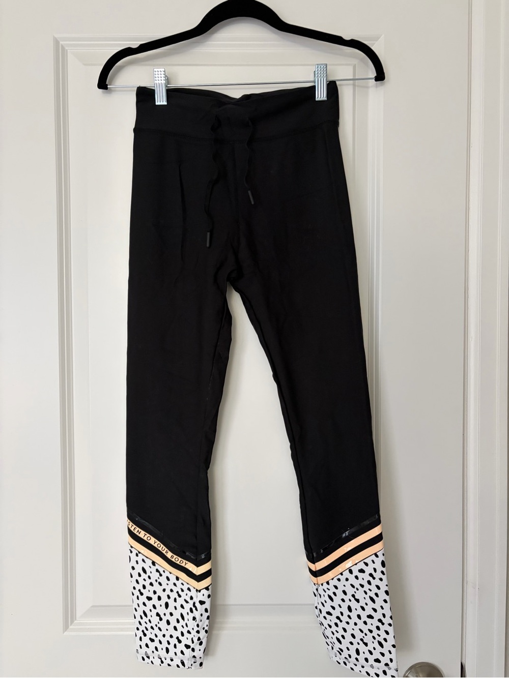 Women’s White Fox Active x Sarah’s Day Black Leggings